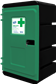 Medi-Safe Storage Cabinet (Black & Green)