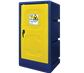 Medium Chemical Storage Cabinet (Navy & Yellow)