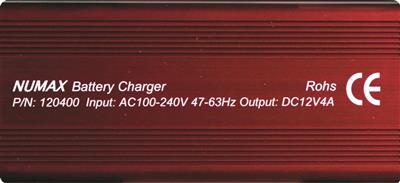 Chargeur de Batterie Numax DC12V4a