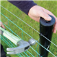 2G Hollow Fencing Post Black